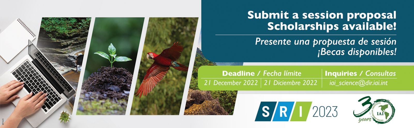 SRI invita a presentar propuestas para el programa del Congreso 2023 para una sesión o evento interactivo antes del 21 diciembre 2022.