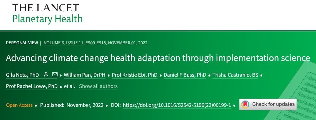Un nuevo análisis, publicado el 9 de noviembre en Lancet Planetary Health.
