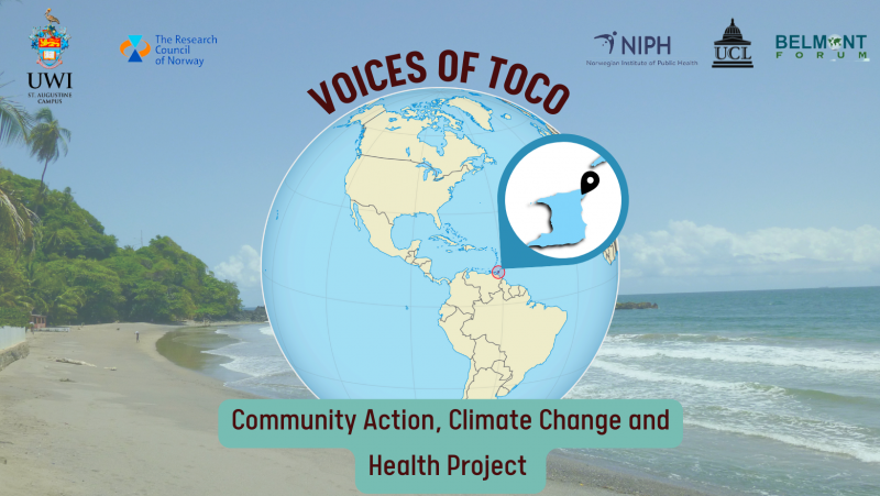 El Proyecto de Acción Comunitaria, Cambio Climático y Salud se enfoca en las comunidades rurales costeras de la región de Toco en Trinidad y Tobago.